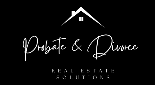 Probate Divorce logo in dark background